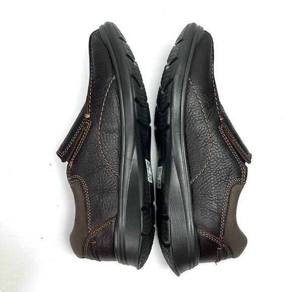 NWB Clarks Collection Cotrell Step Slip-On Shoes Brown Leather Men’s size 9W main image 5